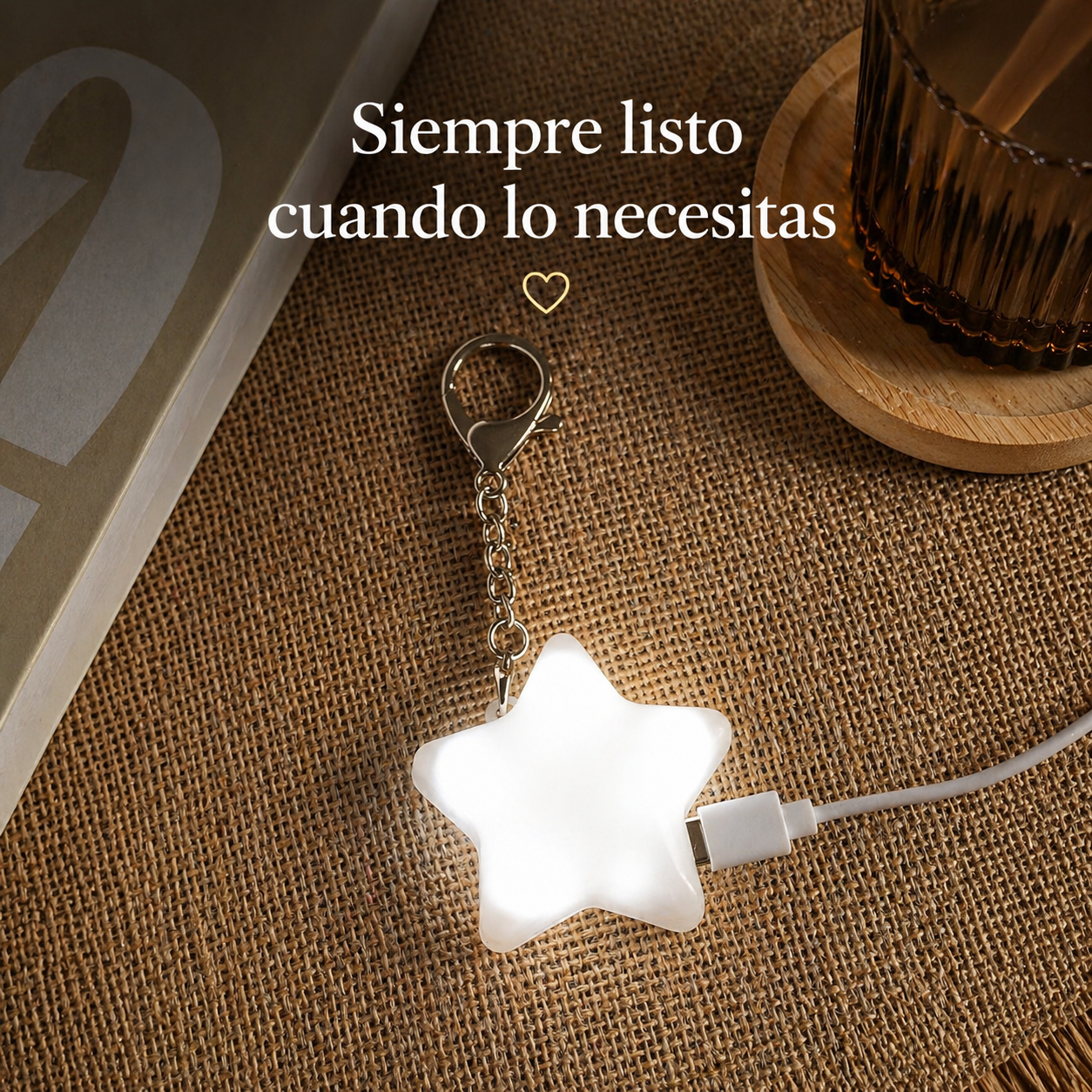 Llavero con luz para tu bolso