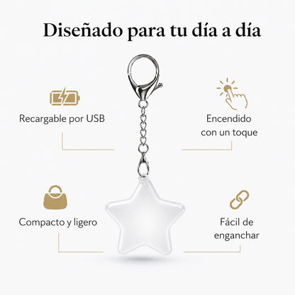 Llavero con luz para tu bolso